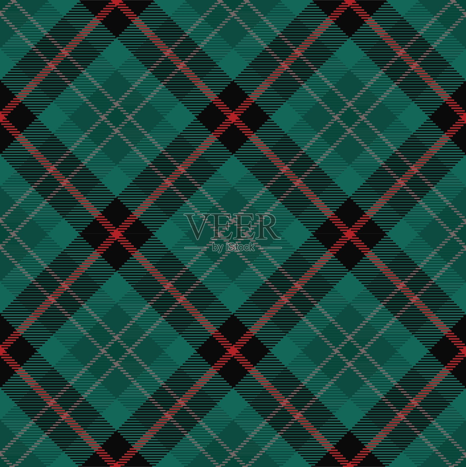 格子插画图片素材