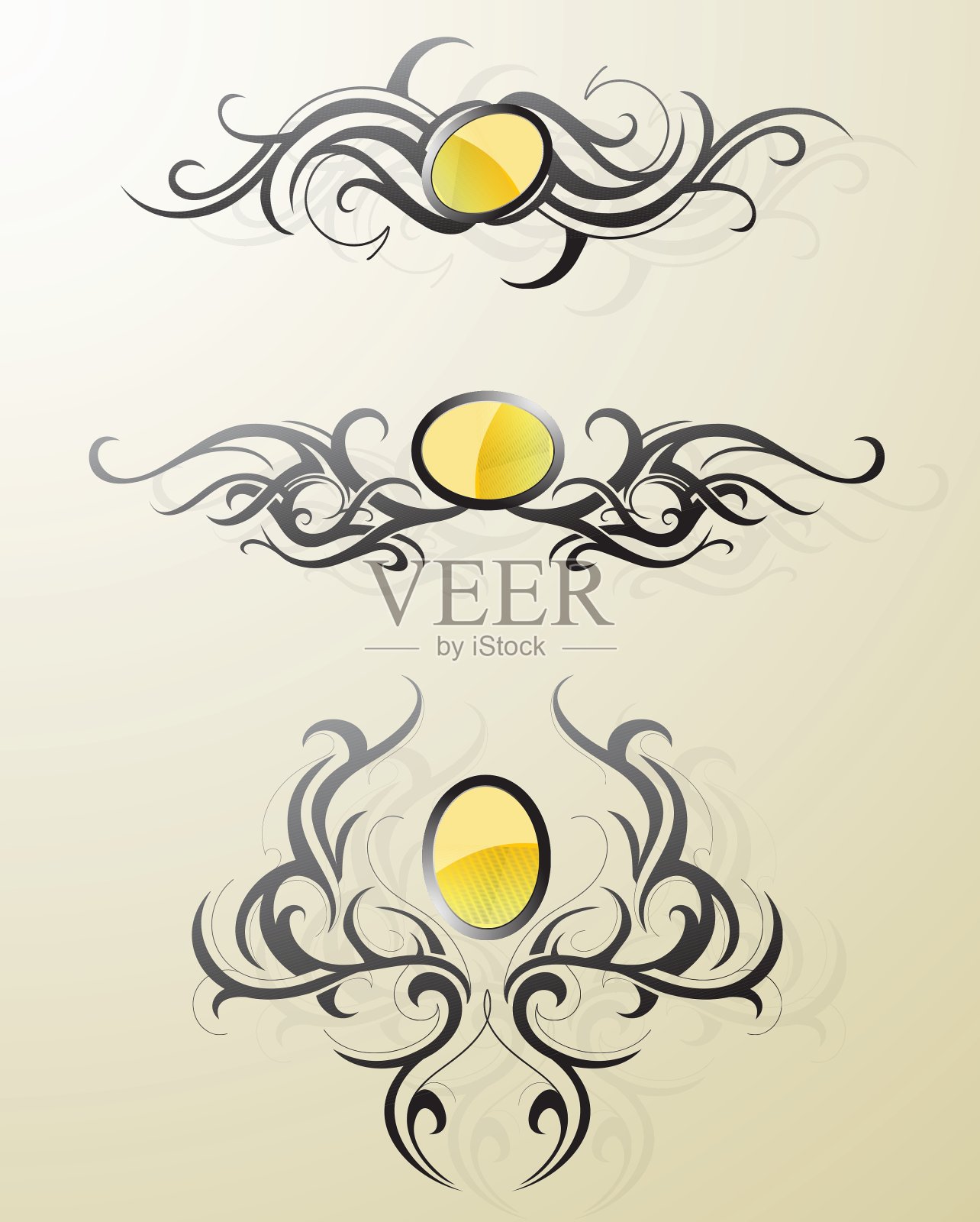 花卉元素插画图片素材