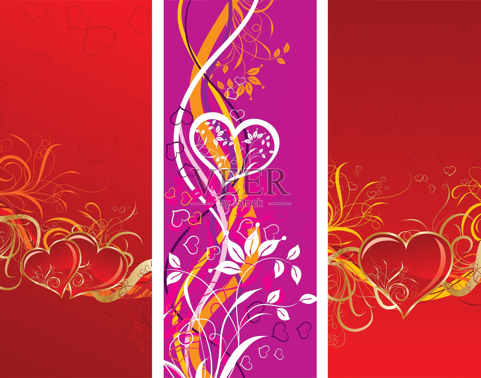 花的背景设计模板素材