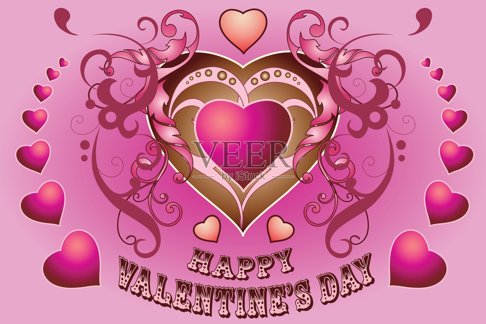 情人节变体设计模板素材