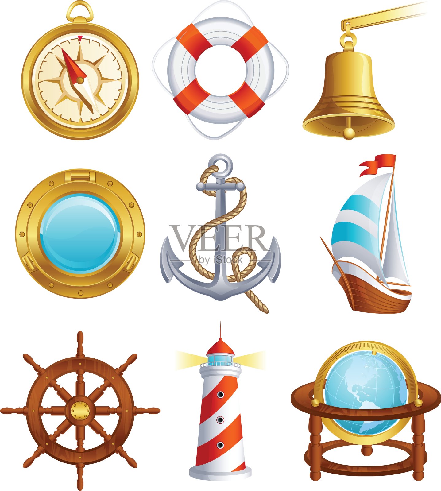 航行的图标图标素材