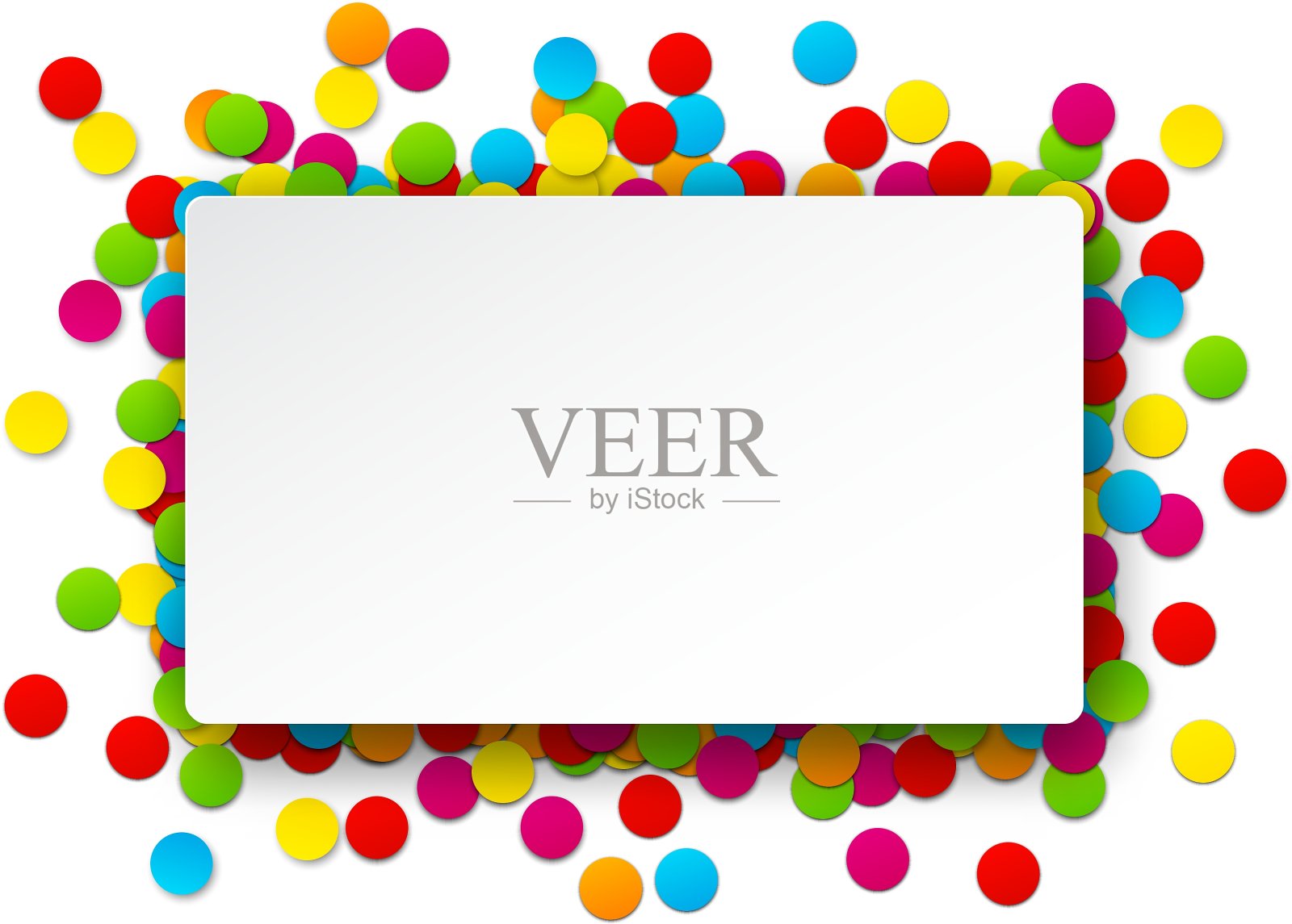 五彩纸屑庆典背景设计元素图片