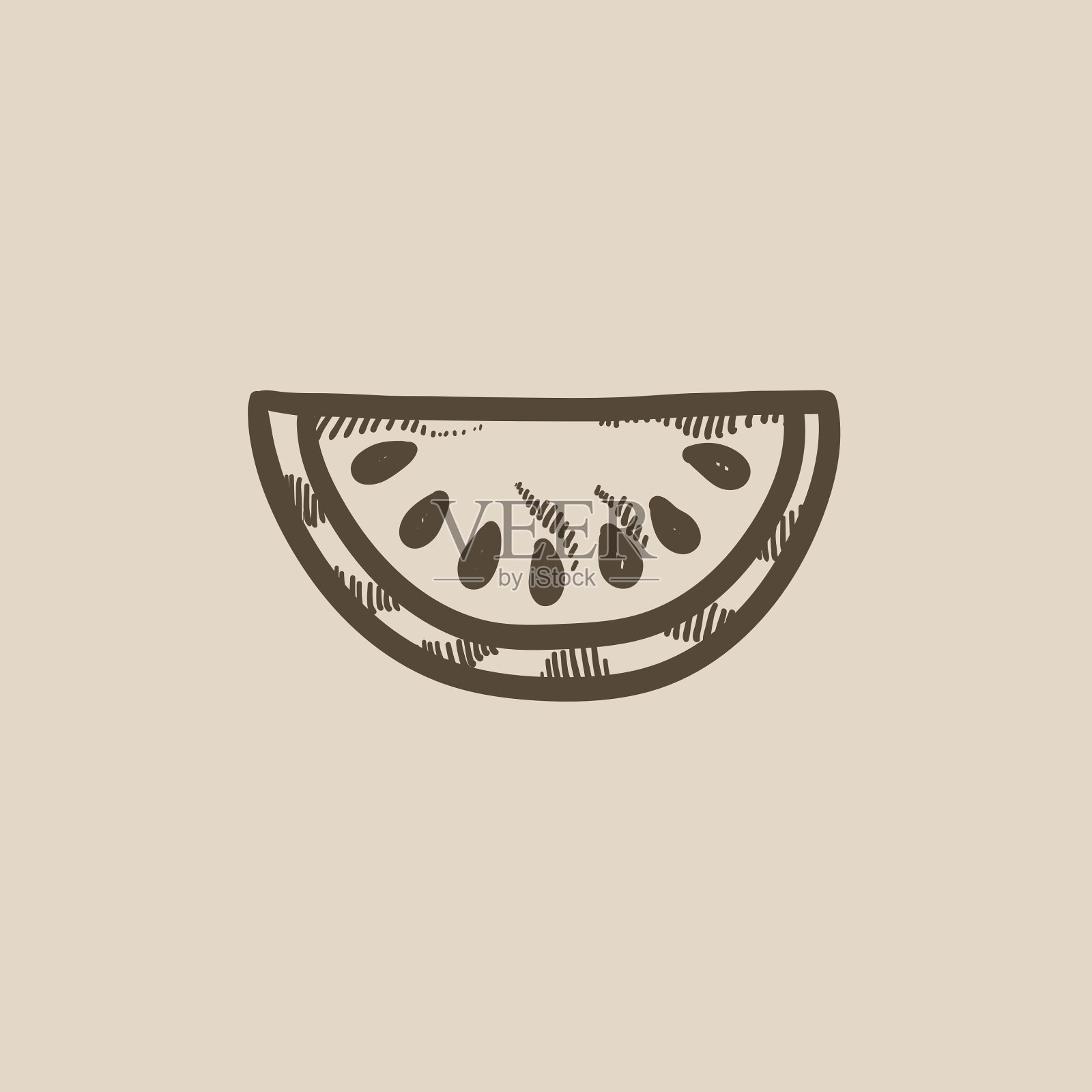 瓜草图图标插画图片素材