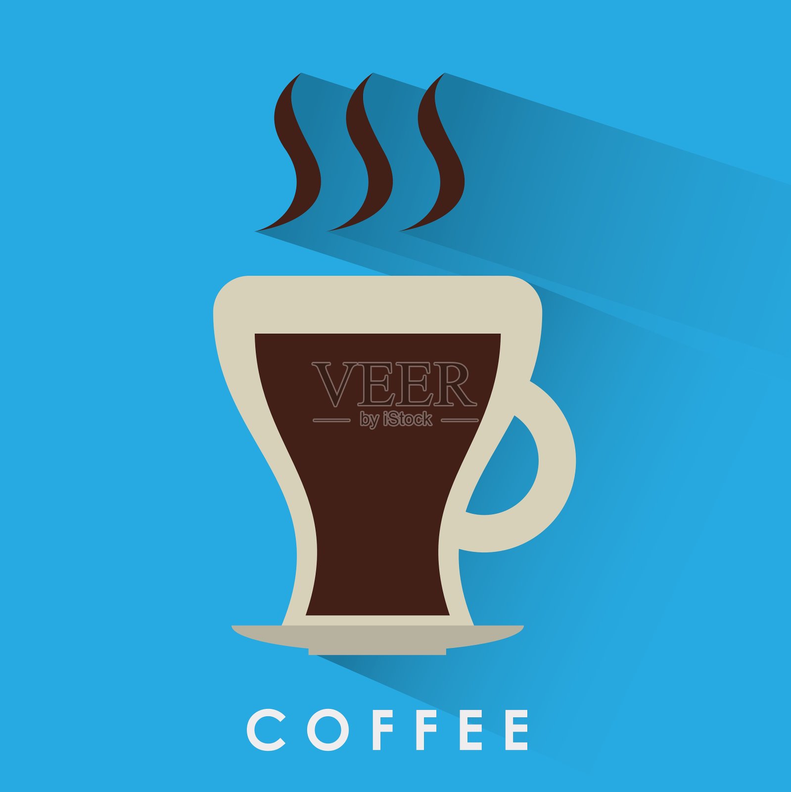 咖啡的设计插画图片素材