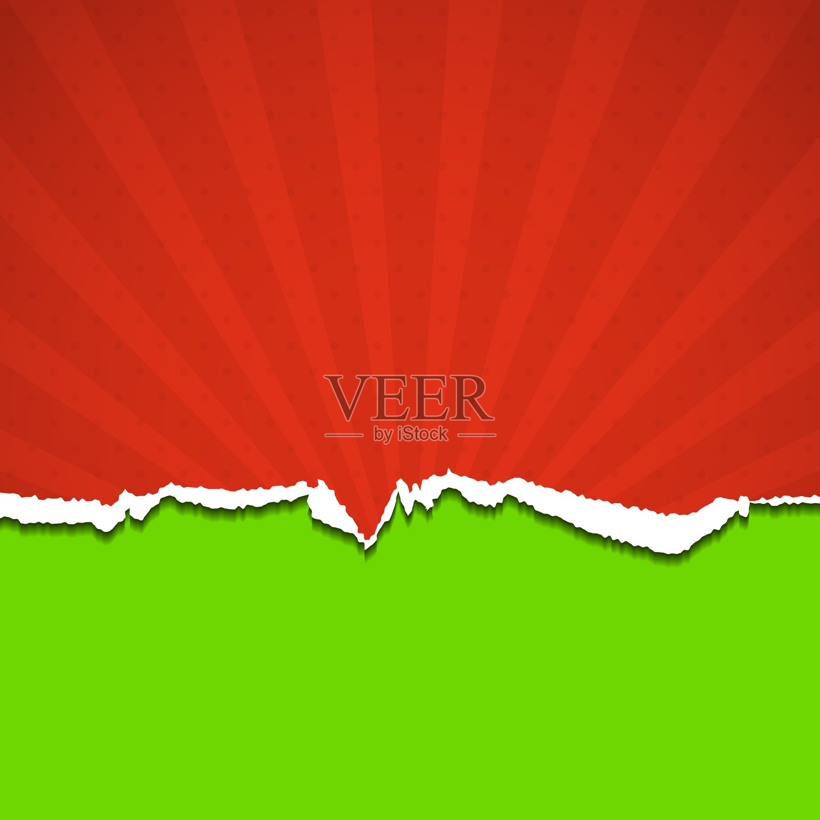 撕纸插画图片素材