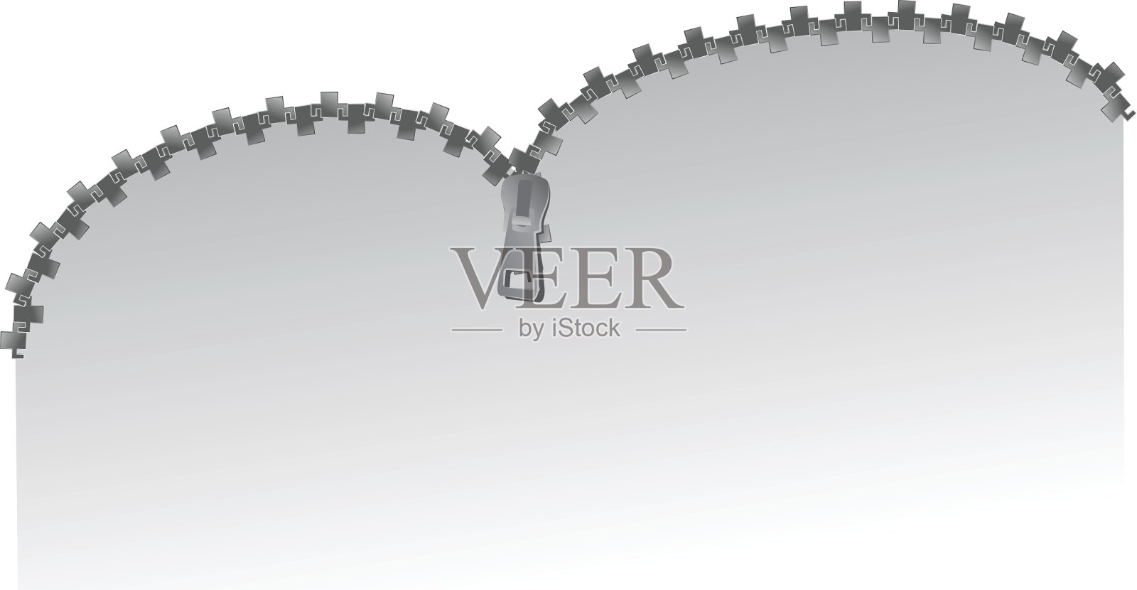 打开拉链设计元素图片