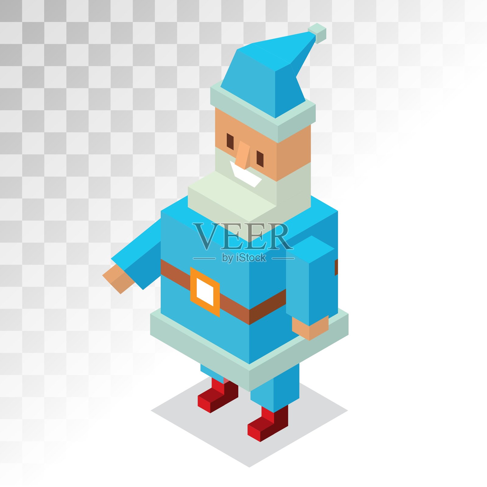 圣诞老人卡通老人插画图片素材