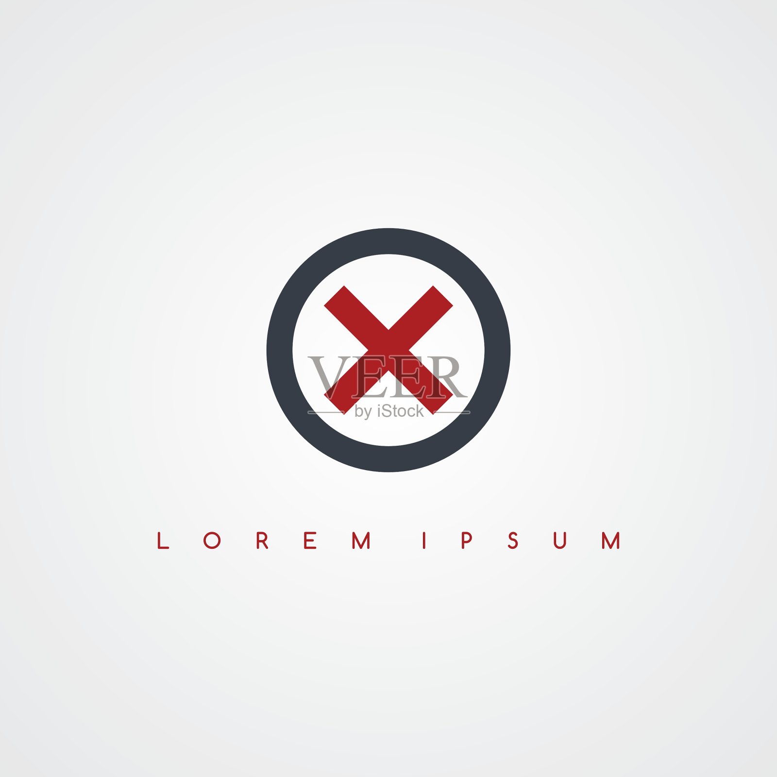 关闭图标标志标识类型插画图片素材