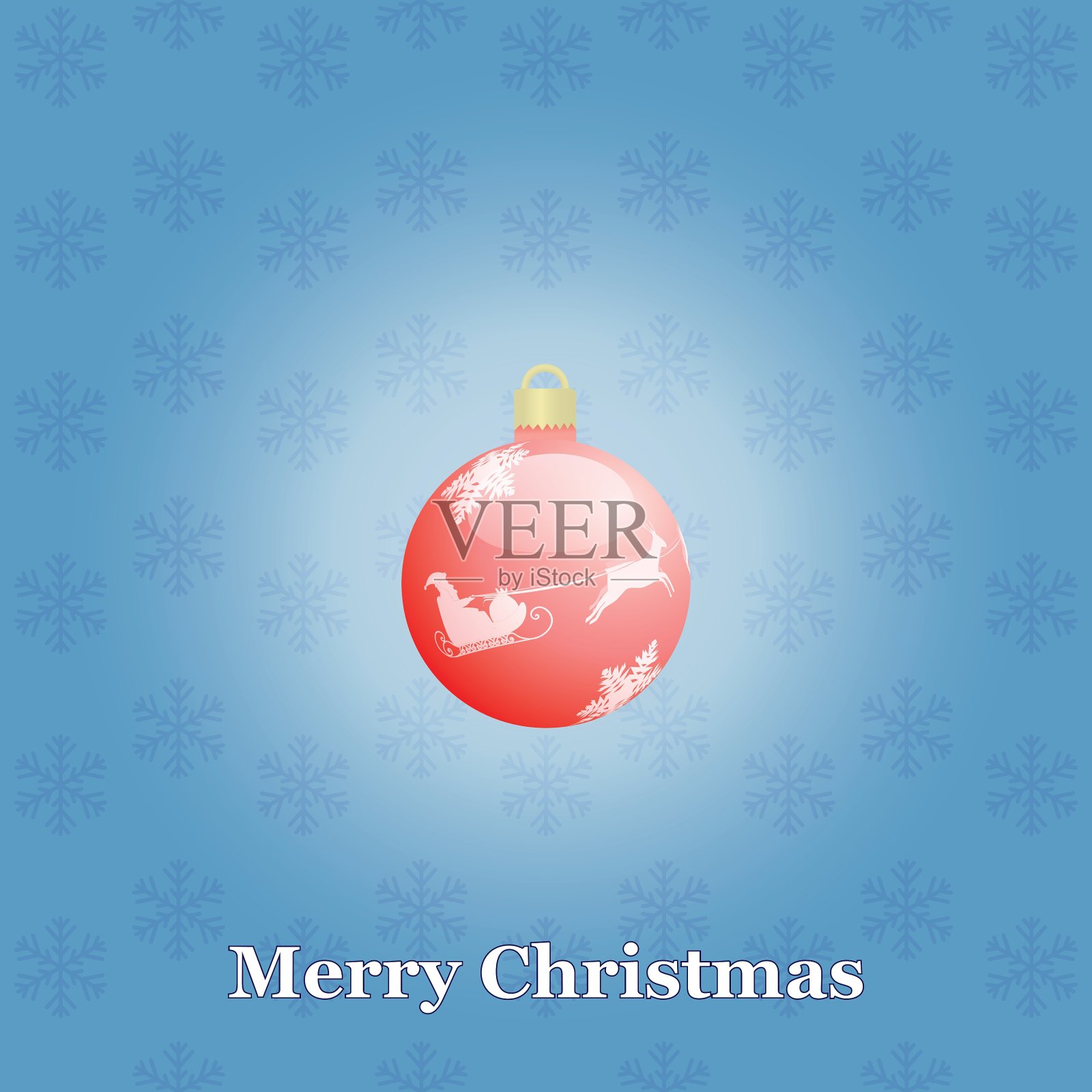 圣诞快乐的背景插画图片素材