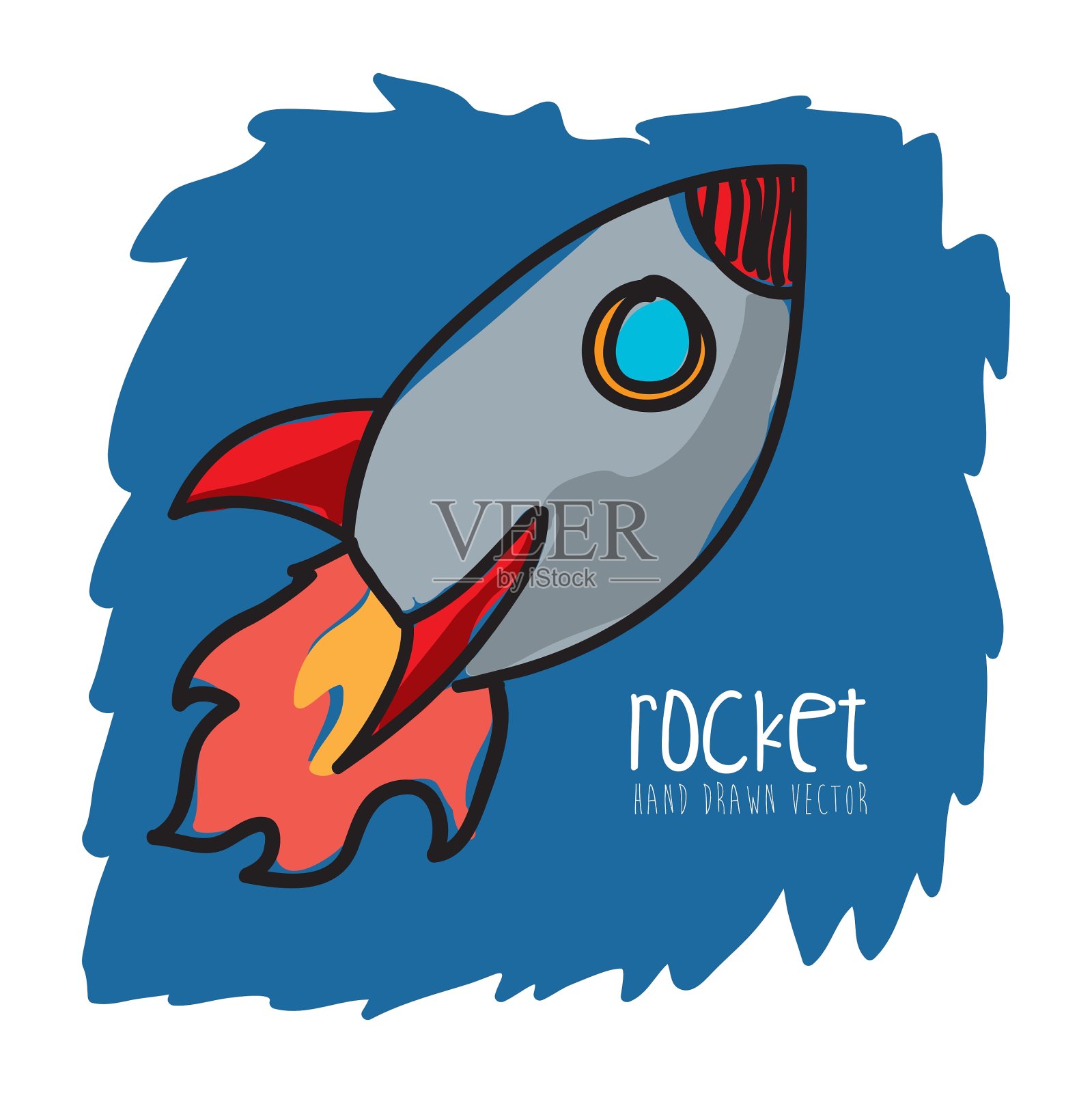 火箭图标插画图片素材