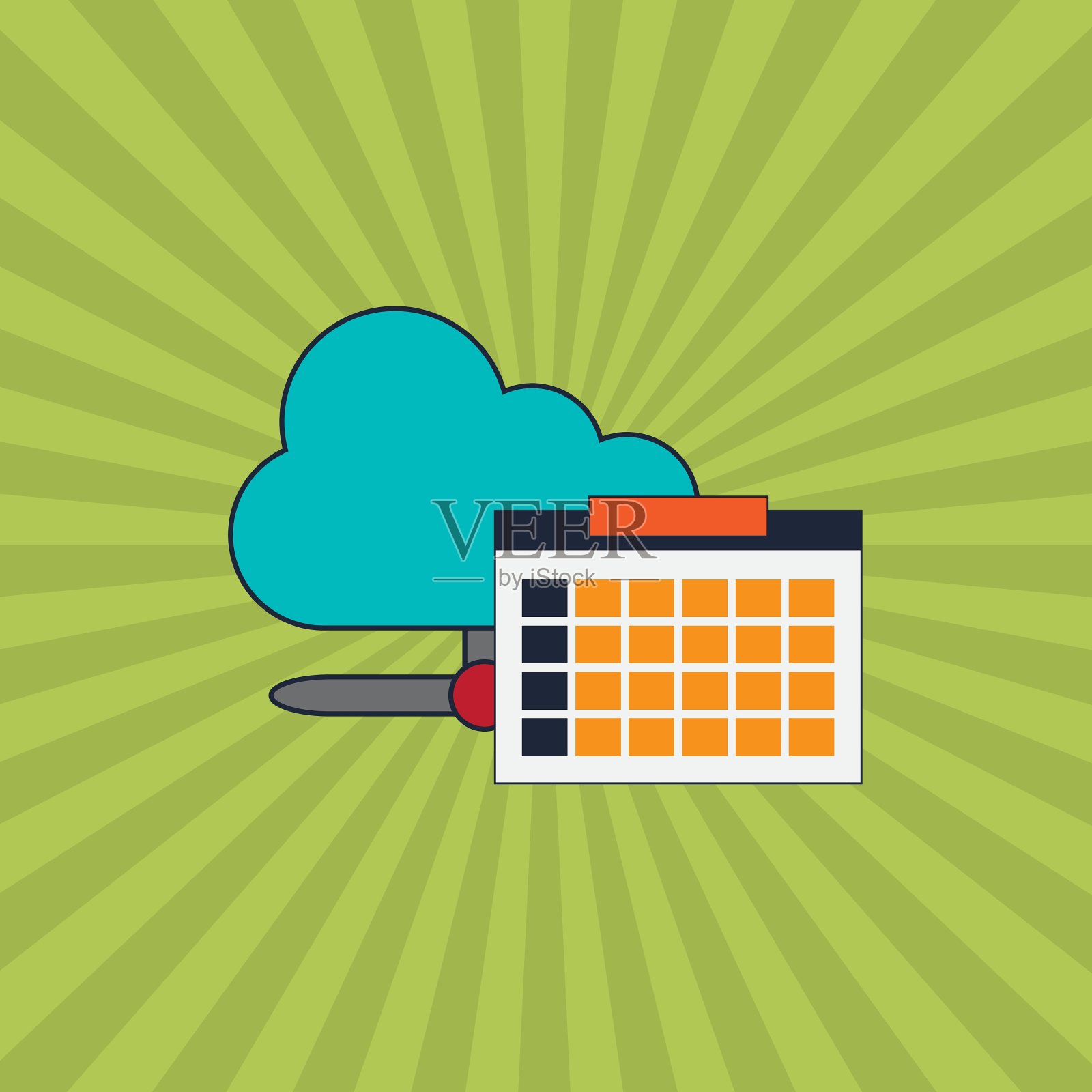 数字营销设计互联网概念插画图片素材