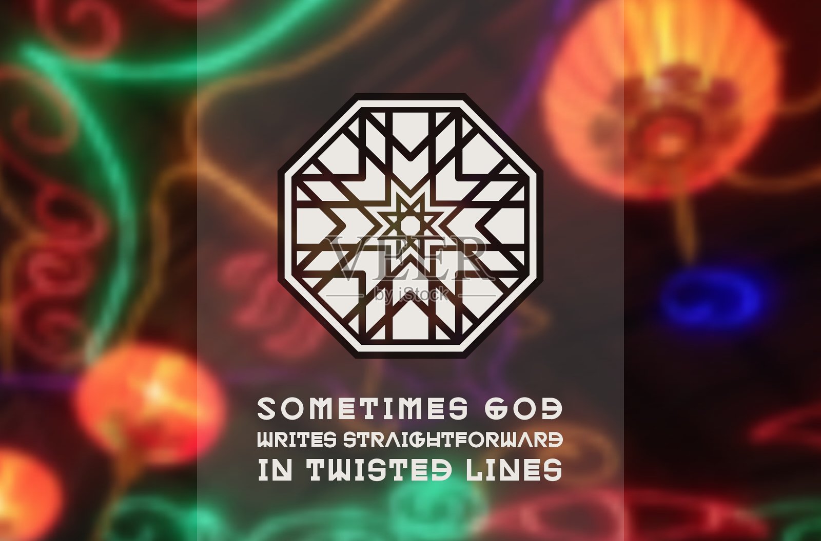 亚洲宗教装饰插画图片素材