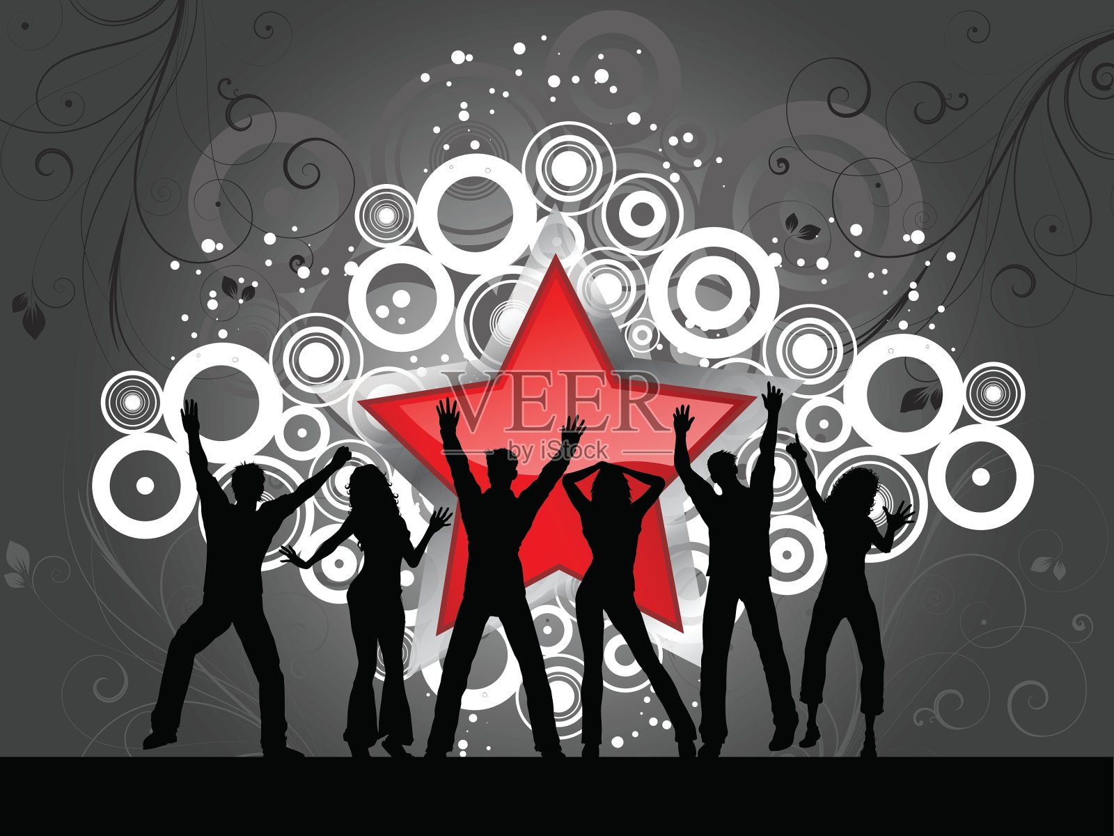 派对时间插画图片素材