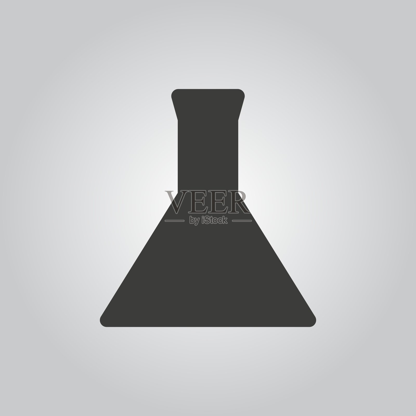 试管图标弗拉斯克和化学分析图标素材