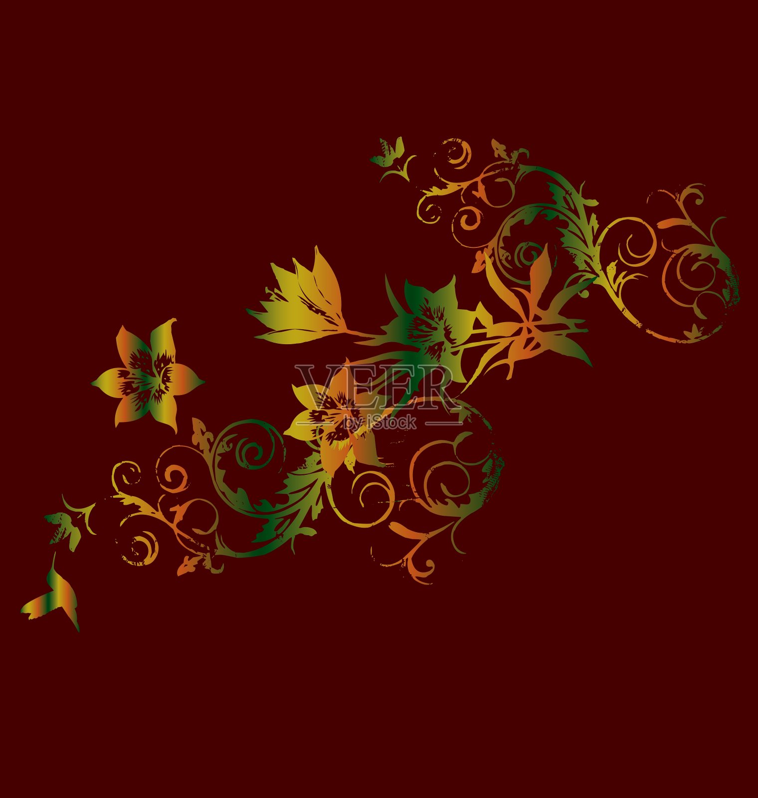 花插画图片素材