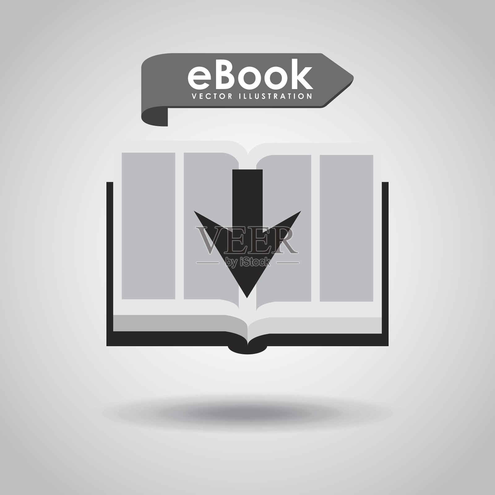 电子书概念设计插画图片素材