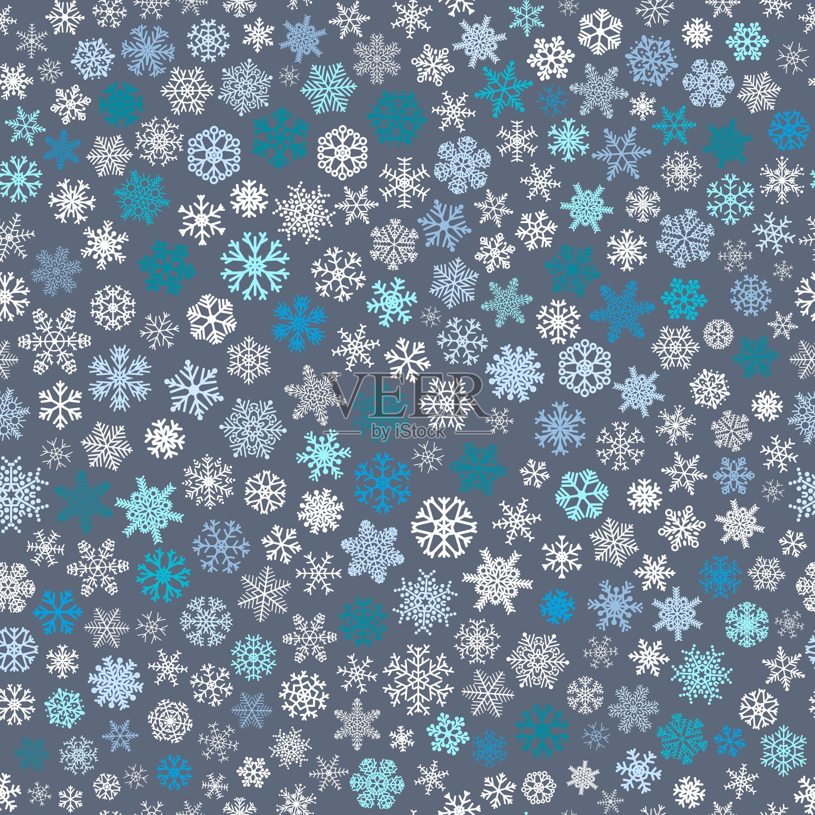 圣诞节无缝模式插画图片素材