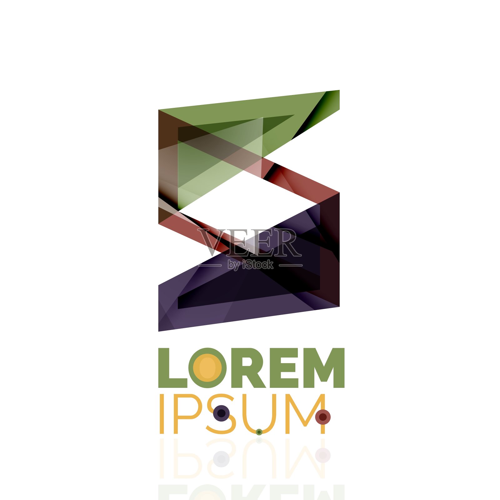 标志抽象几何商业图标插画图片素材