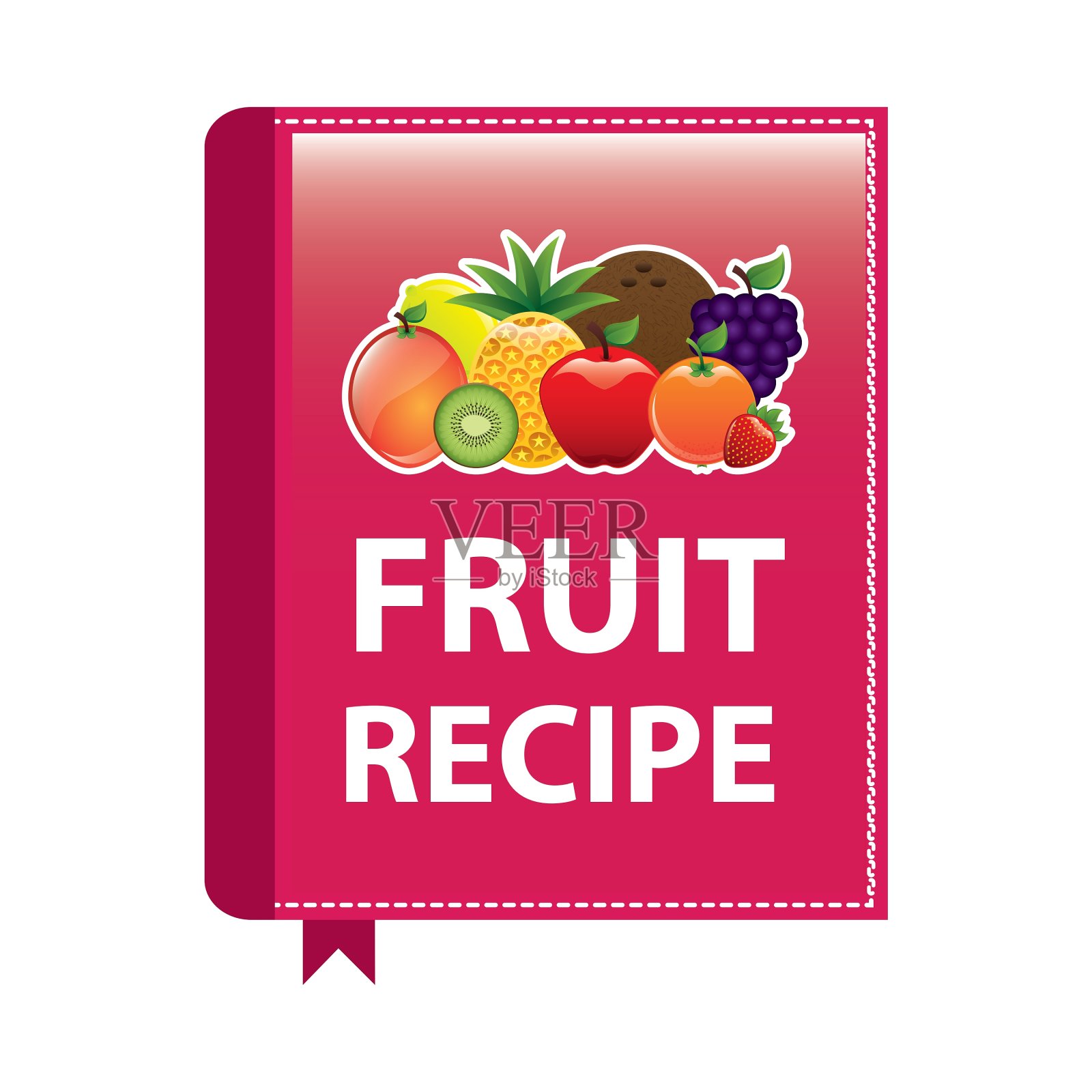 水果食谱书设计元素图片