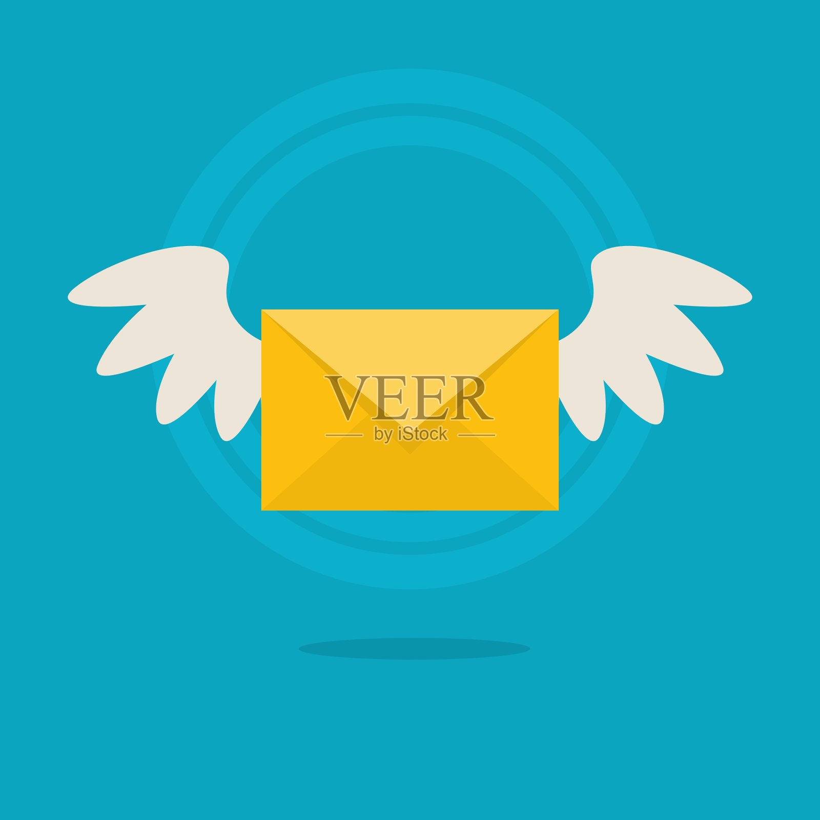 消息传递的概念插画图片素材