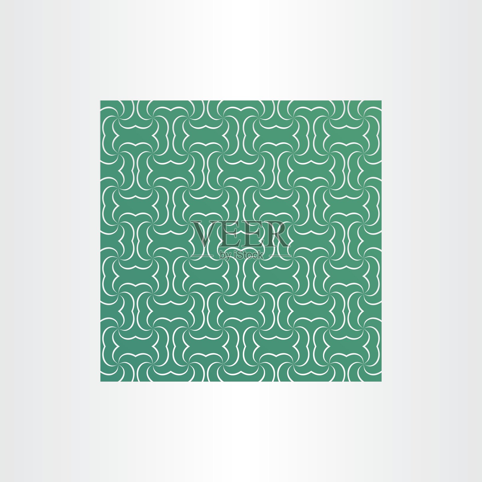 绿色正方形相同的图案背景插画图片素材