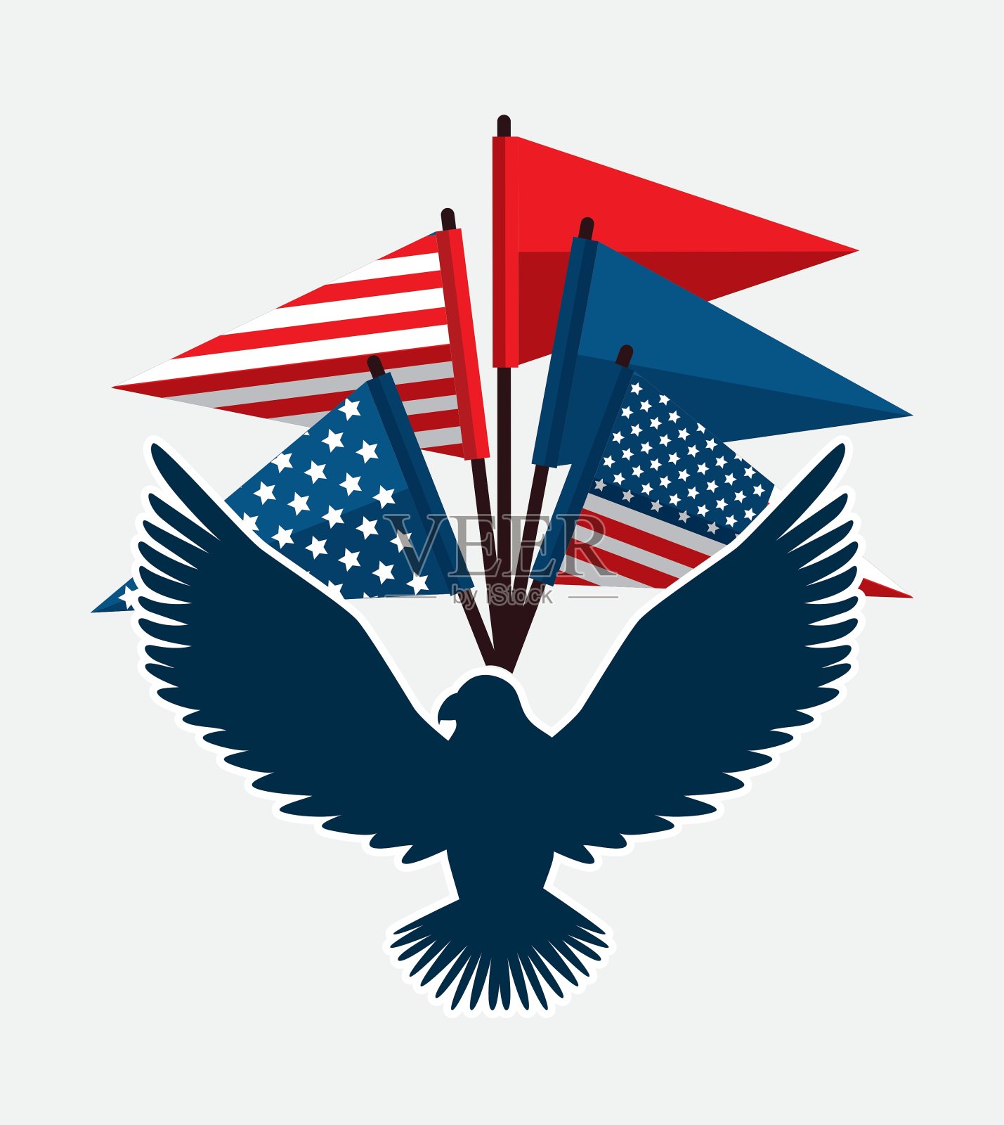 美国设计插画图片素材