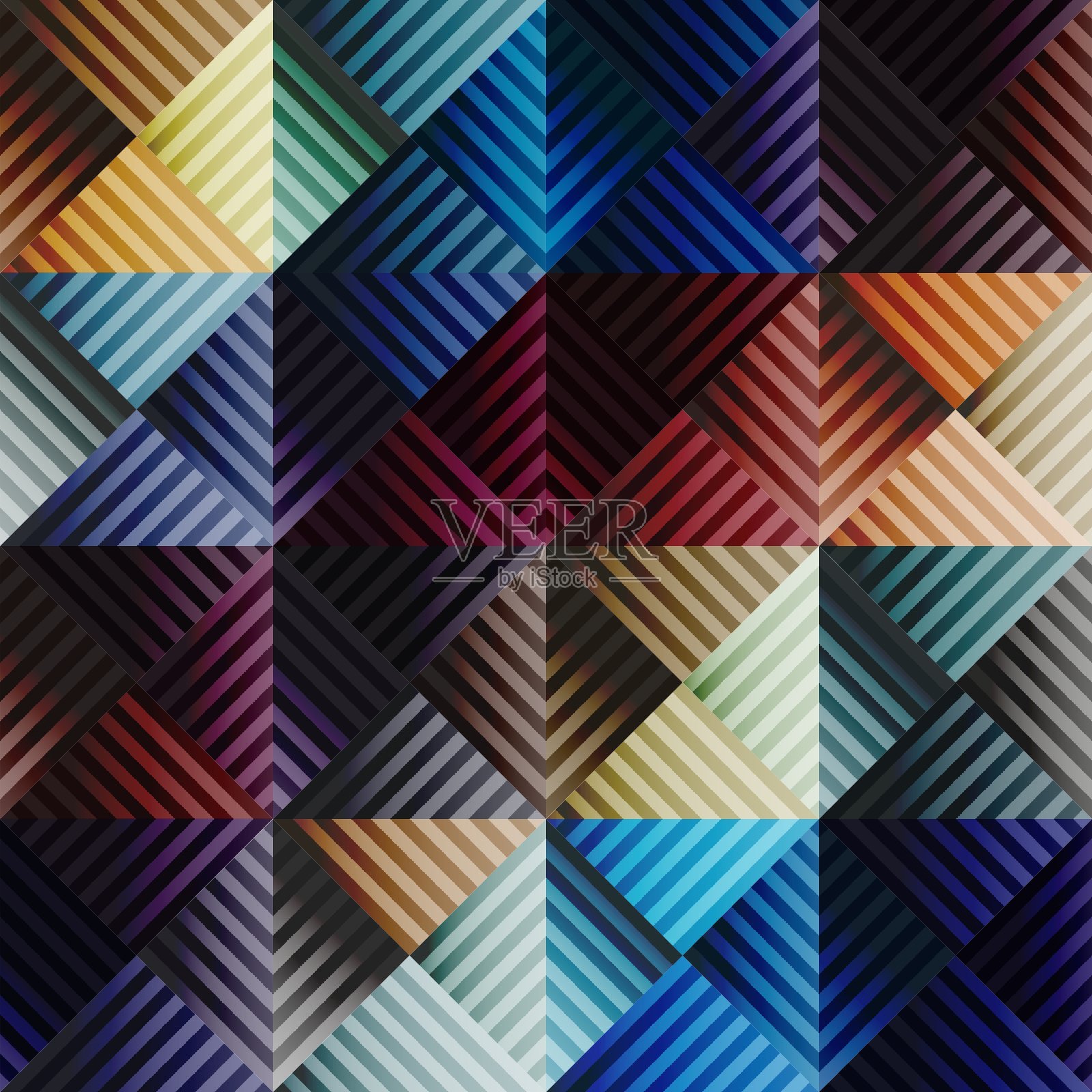 抽象的几何背景插画图片素材