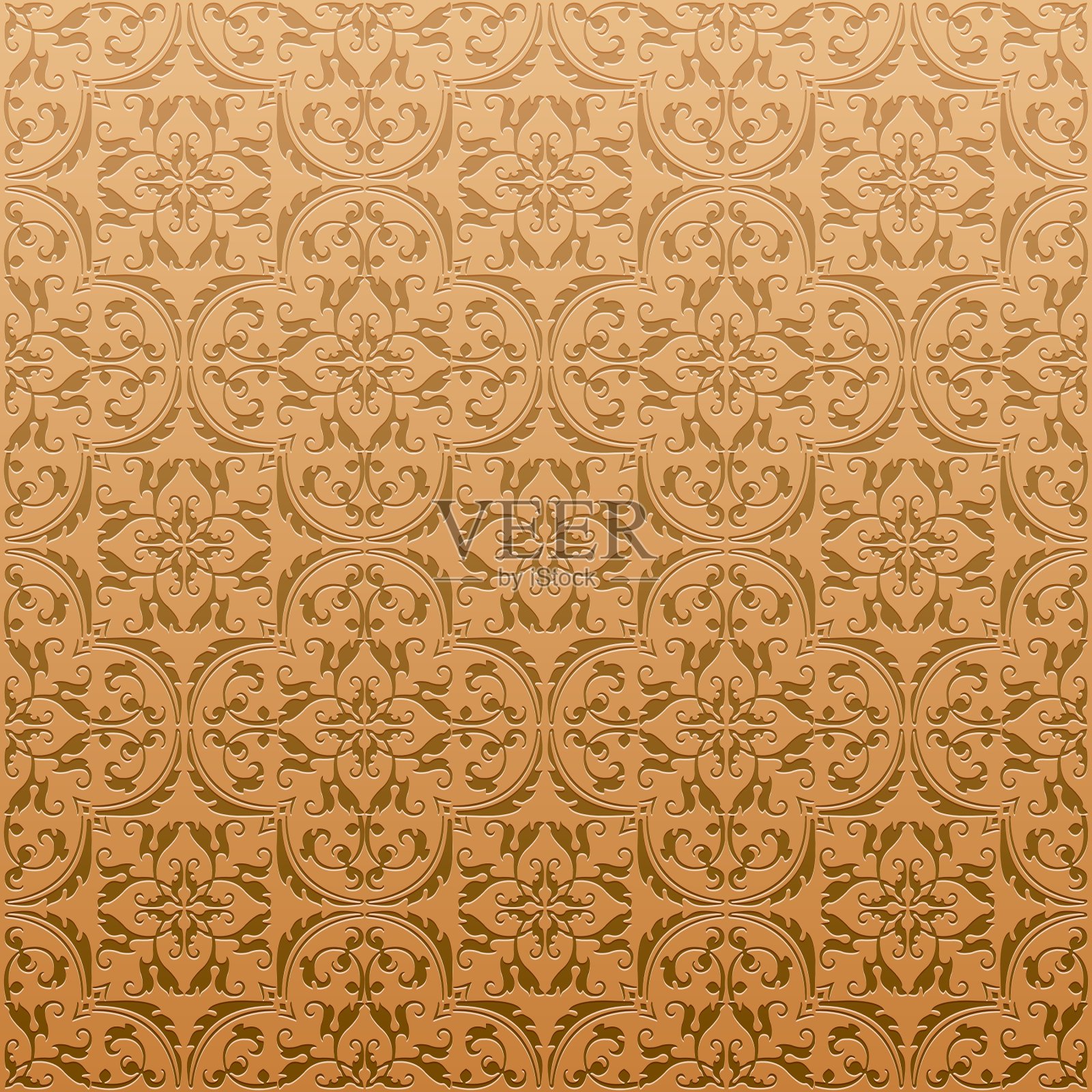 无缝织锦背景图案设计和插画图片素材