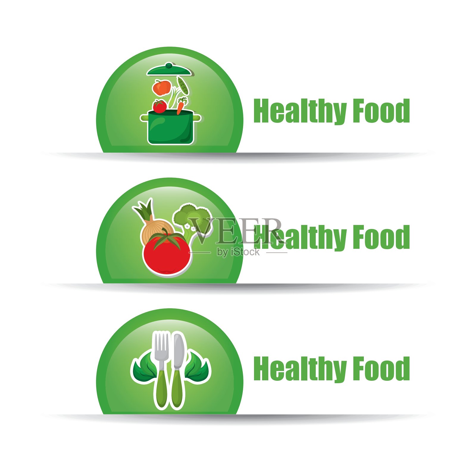 健康食品信息图插画图片素材