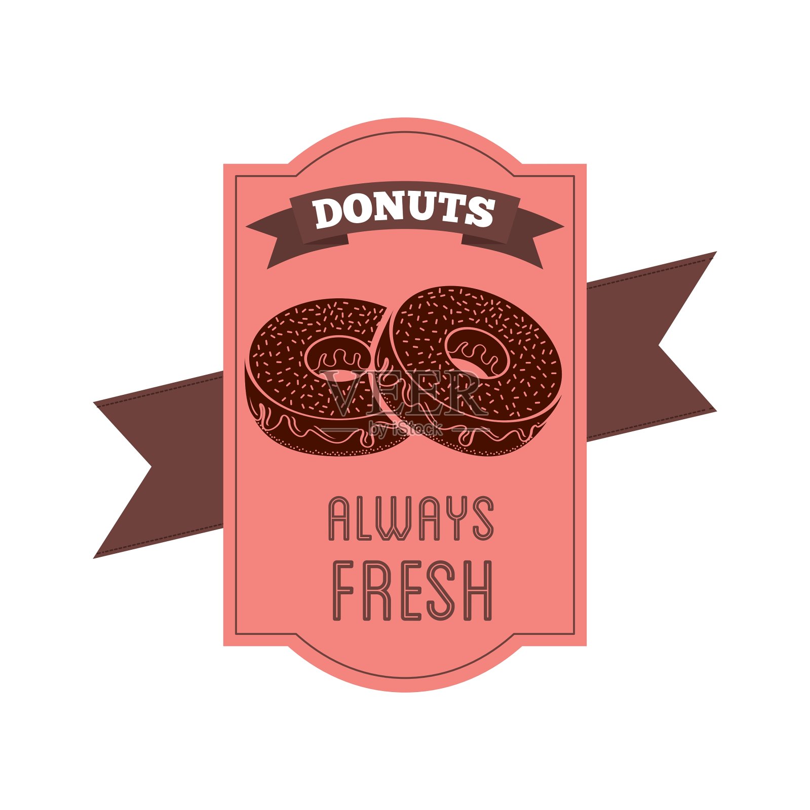 可爱的甜甜圈设计设计元素图片