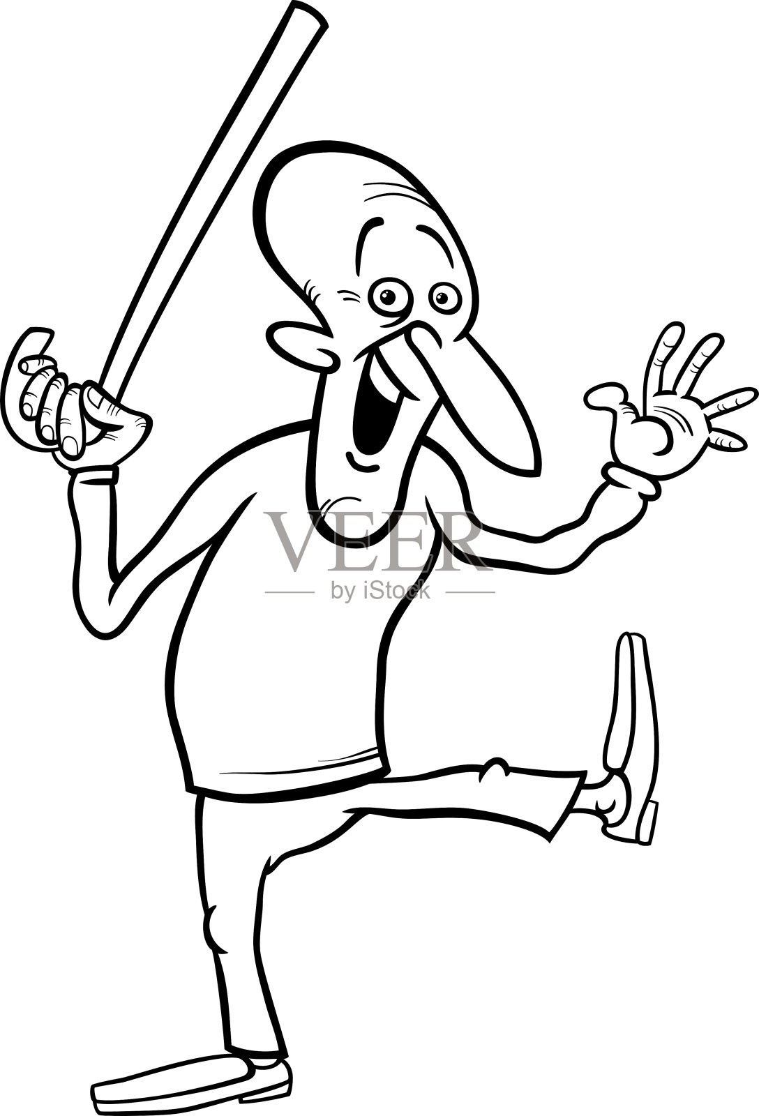 老藤着色书设计元素图片