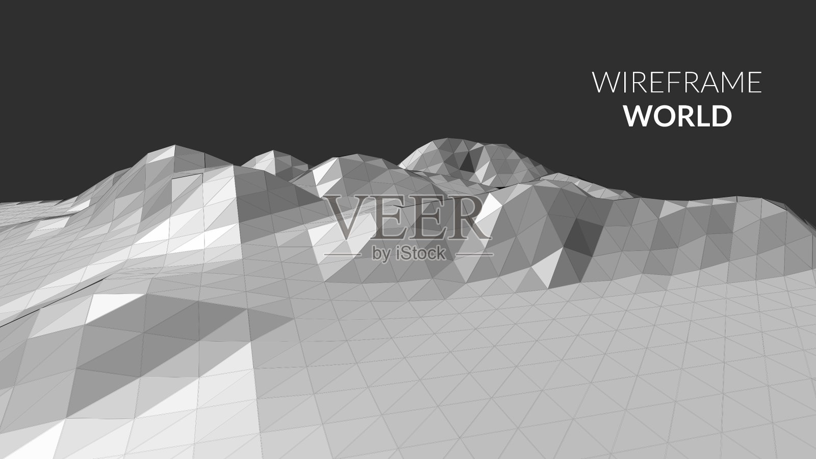 摘要低多边形几何背景插画图片素材