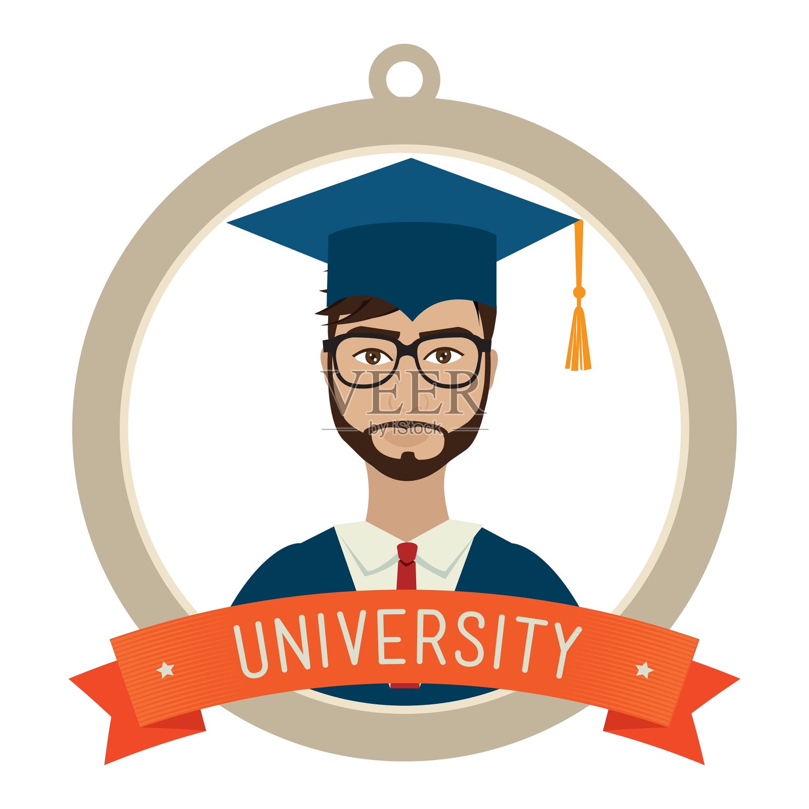 大学生毕业插画图片素材