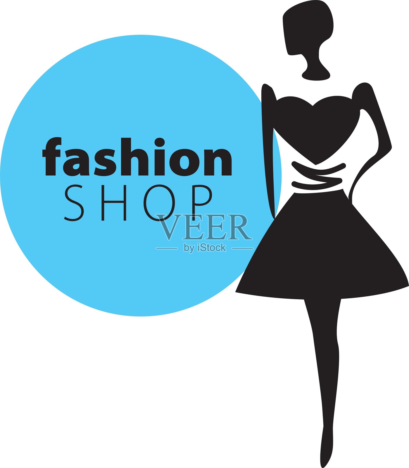 标志的女孩设计元素图片