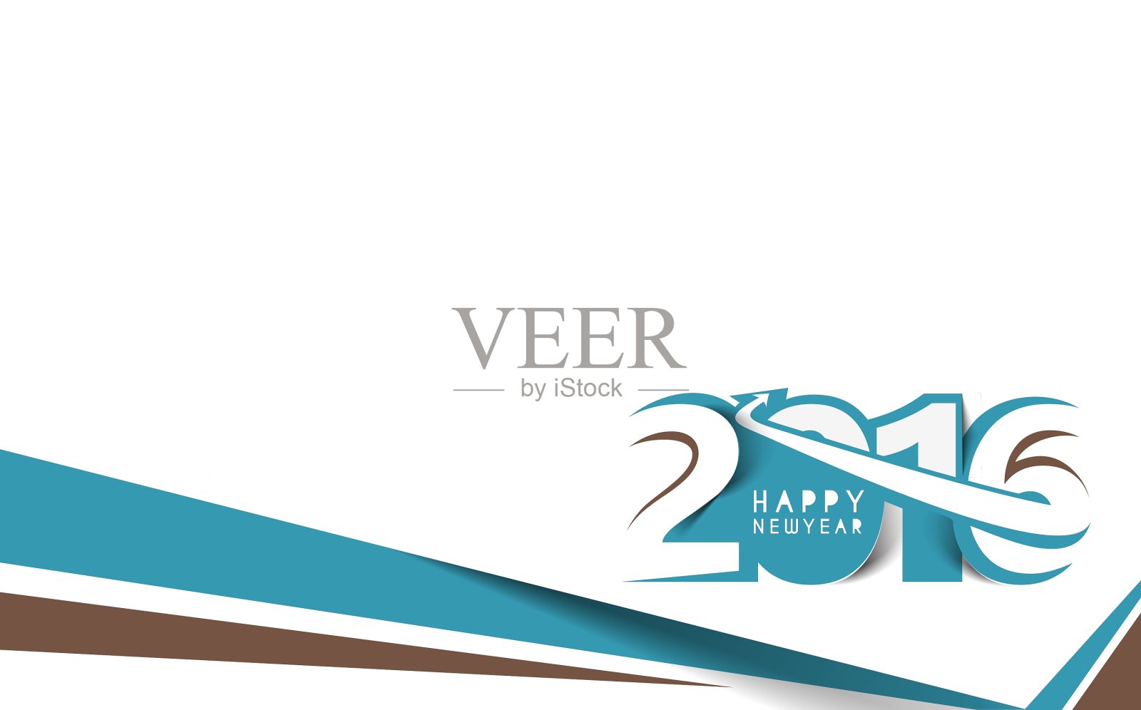 新年快乐2016设计模板素材