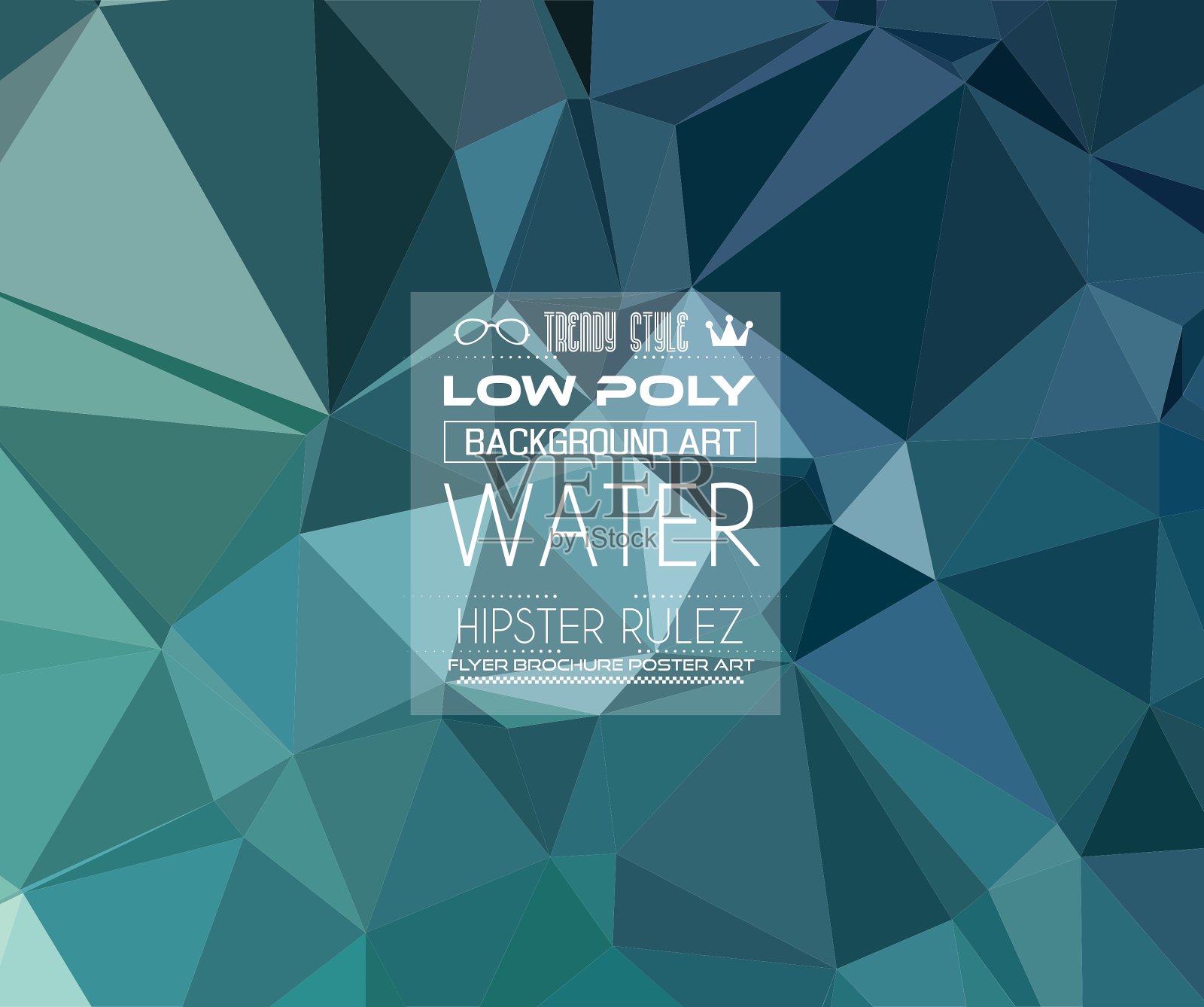 低多边形三角形时尚的艺术背景为您设计模板素材