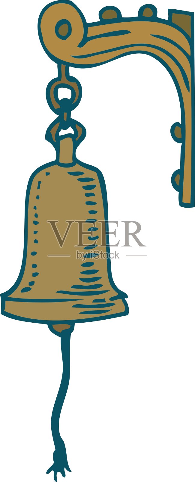 的船钟设计元素图片