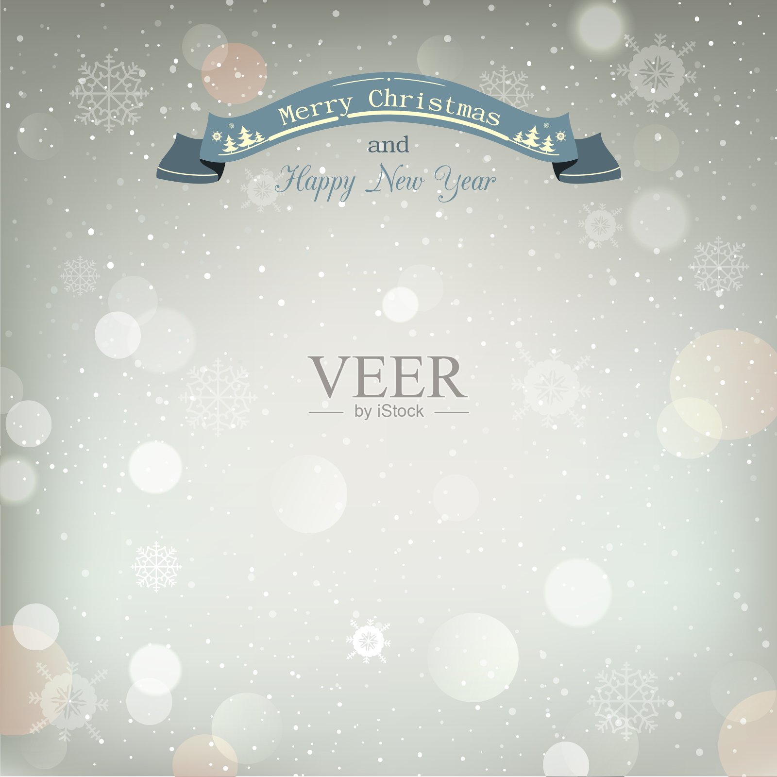 股票抽象圣诞背景与设计模板素材