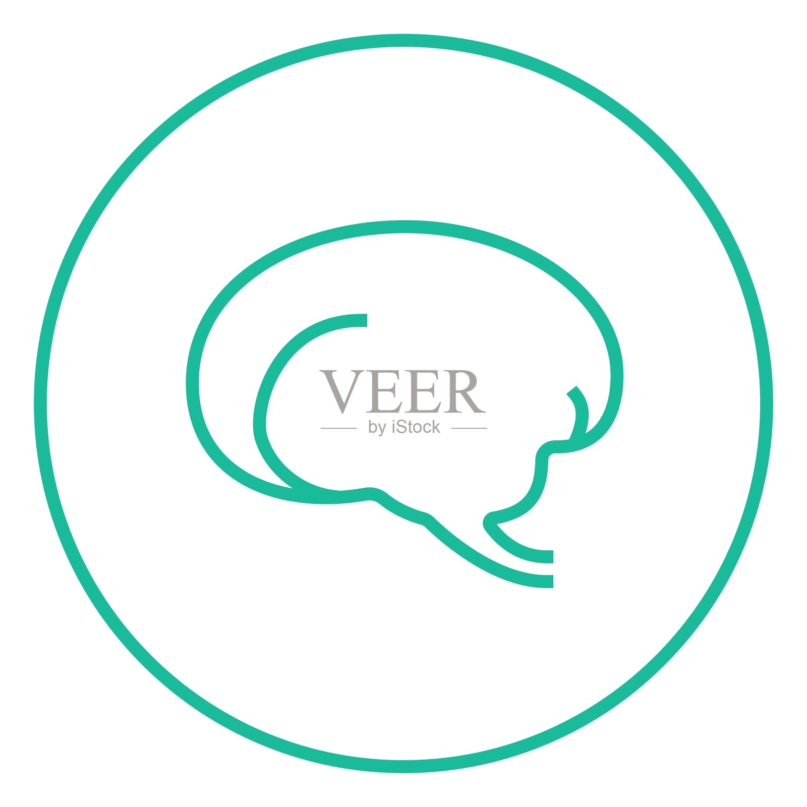 脑线图标设计元素图片