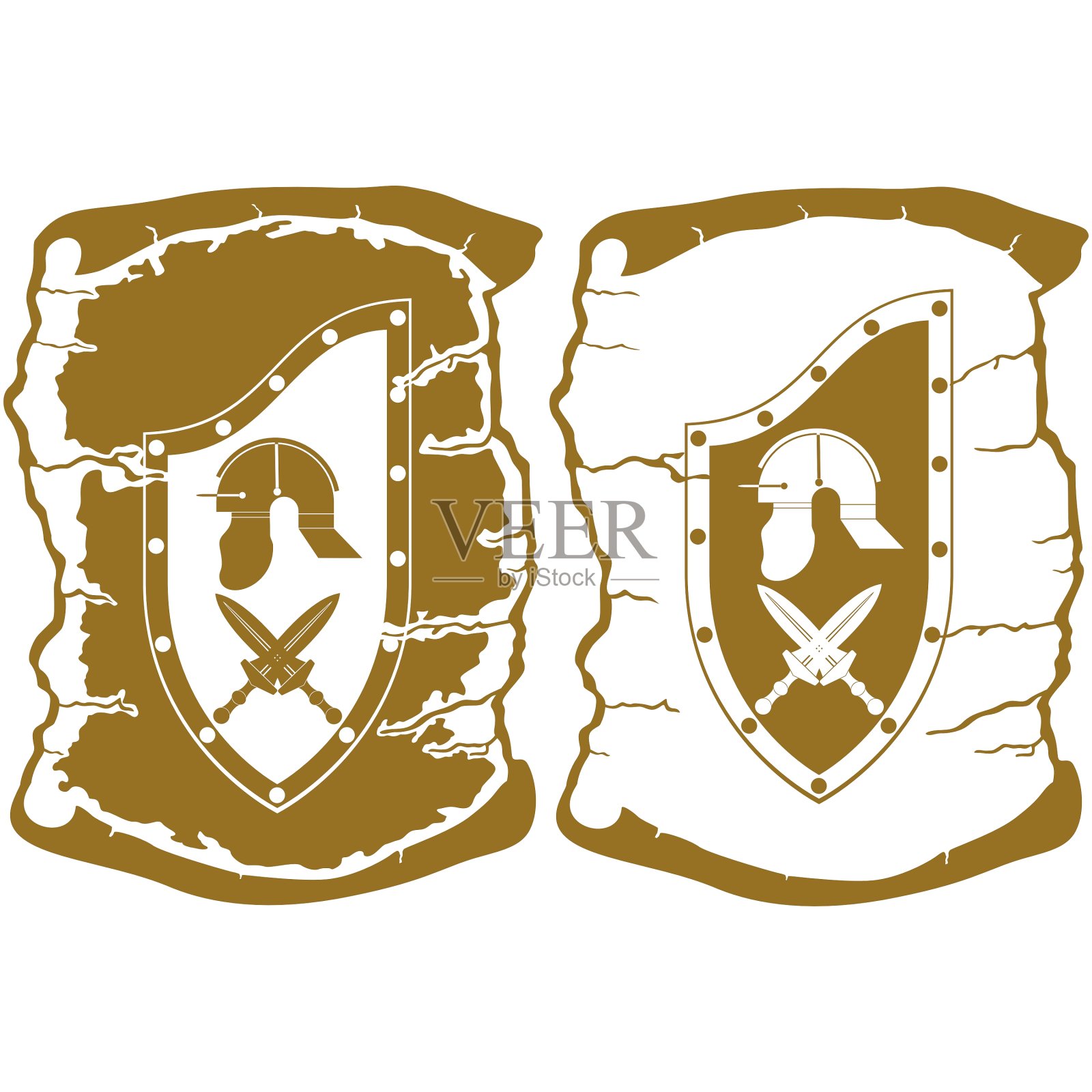 古罗马卷轴1设计元素图片