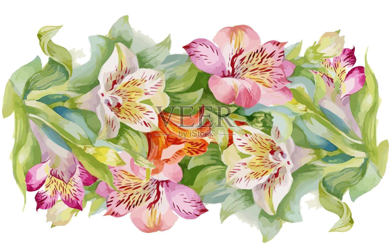 花和装饰背景设计设计元素图片