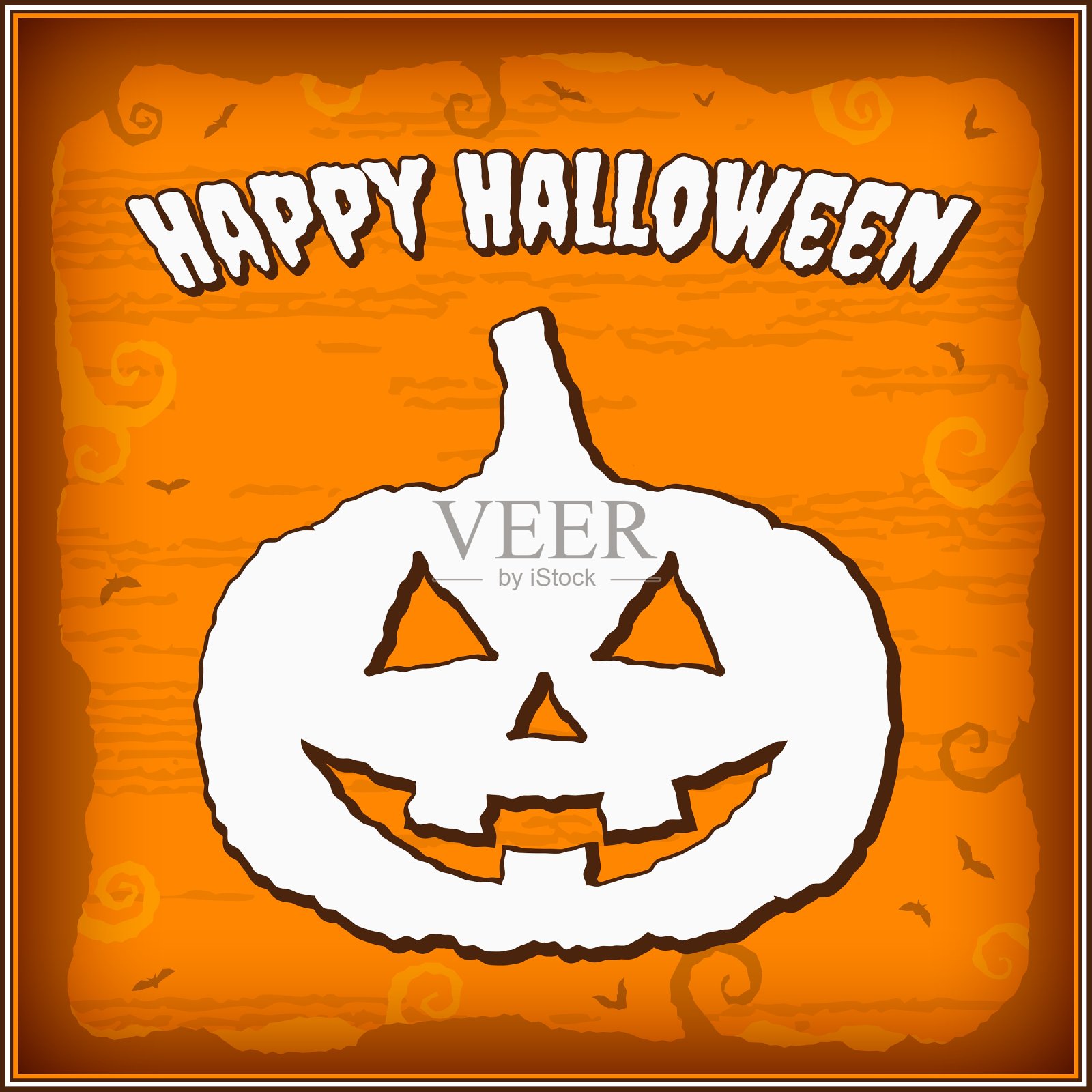 万圣节快乐海报设计模板素材