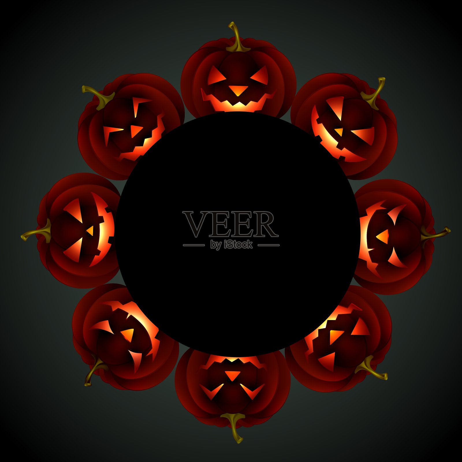 万圣节之夜设计模板素材