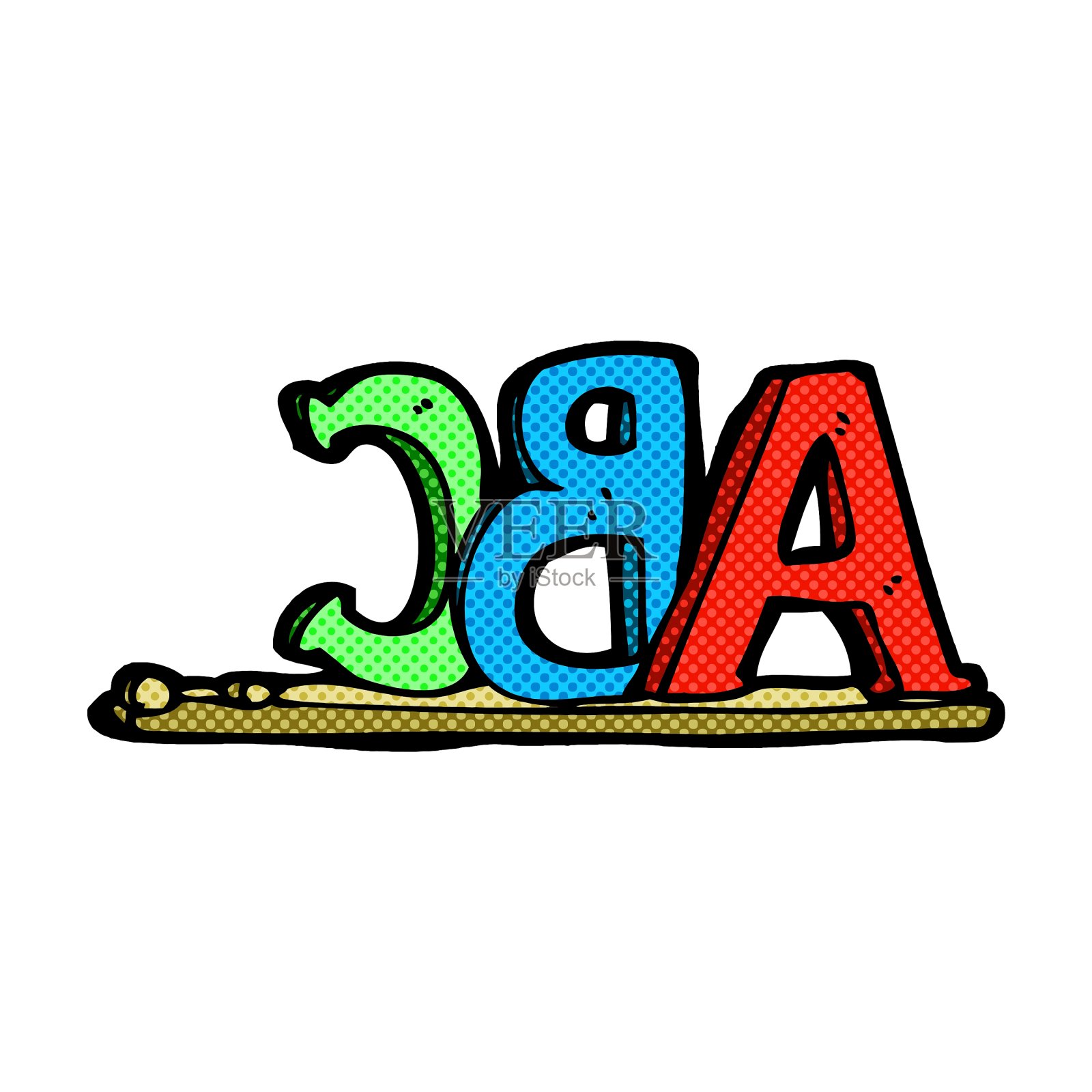 ABC字母设计元素图片