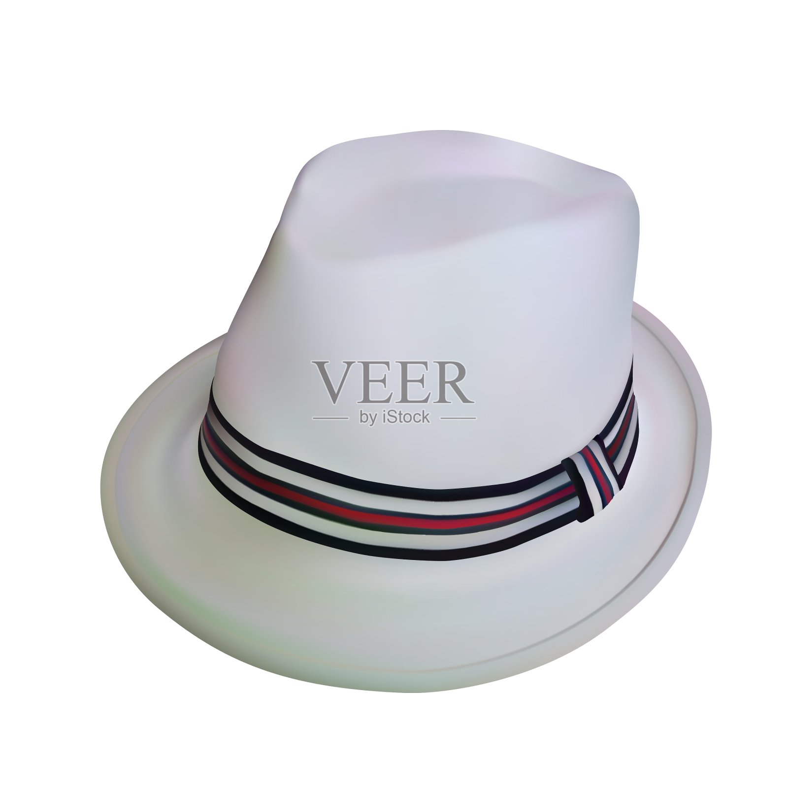 白色时尚的帽子设计元素图片