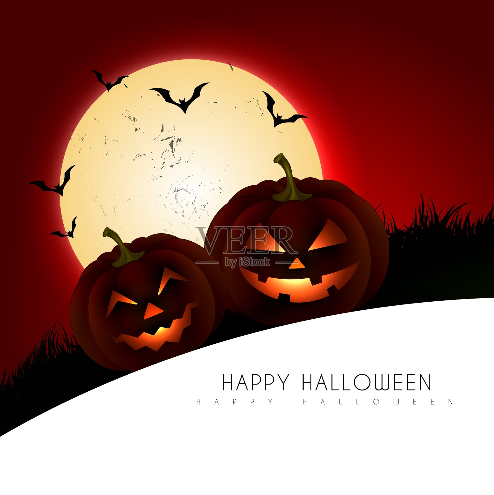 可怕的万圣节设计设计模板素材