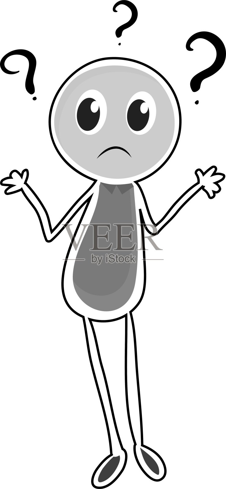 困惑设计元素图片