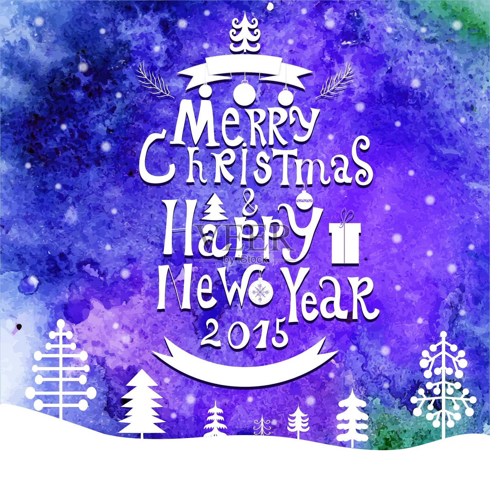 圣诞快乐，新年快乐设计模板素材