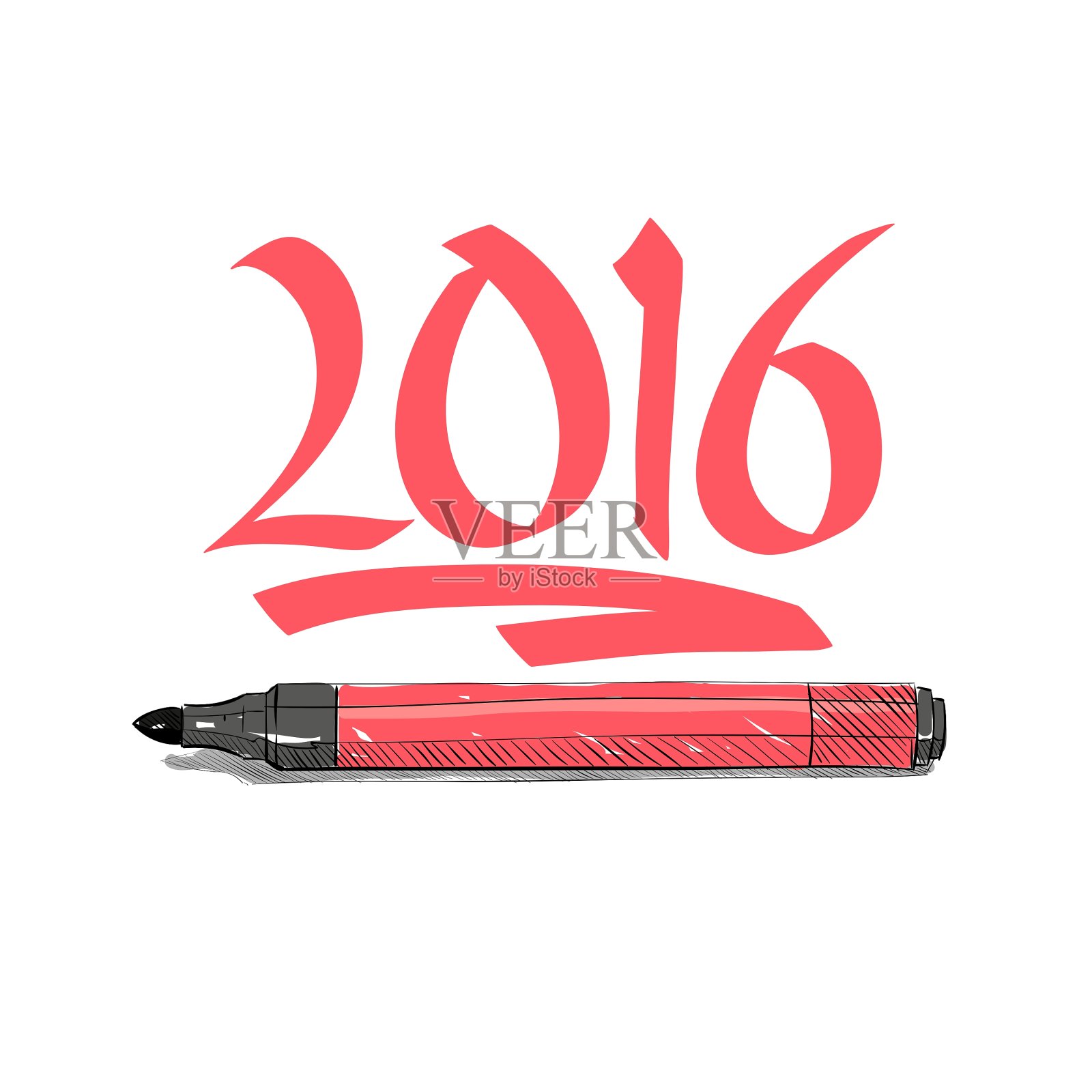 2016年涂鸦字母设计设计元素图片