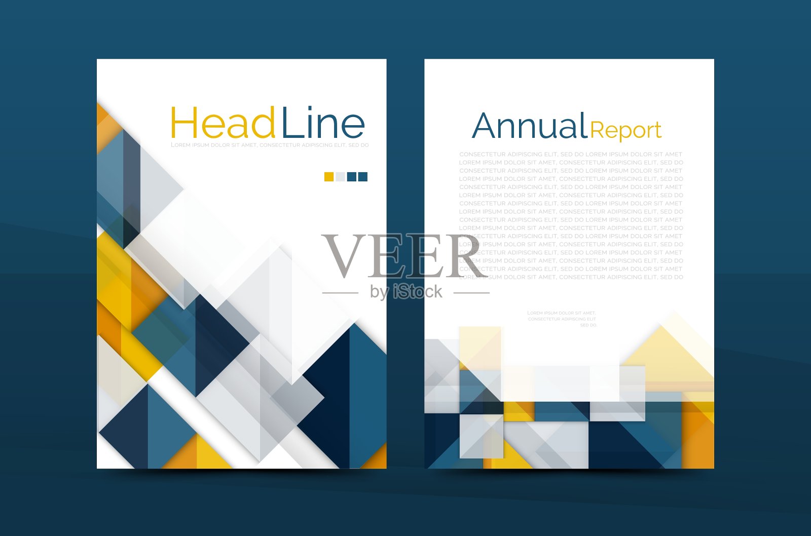 A4首页商业身份设计模板素材